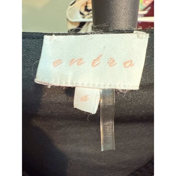 Entro Embroidered V Neck Long Sleeve Lace Trim  Floral Mini Dress Size S EUC - Picture 5 of 7